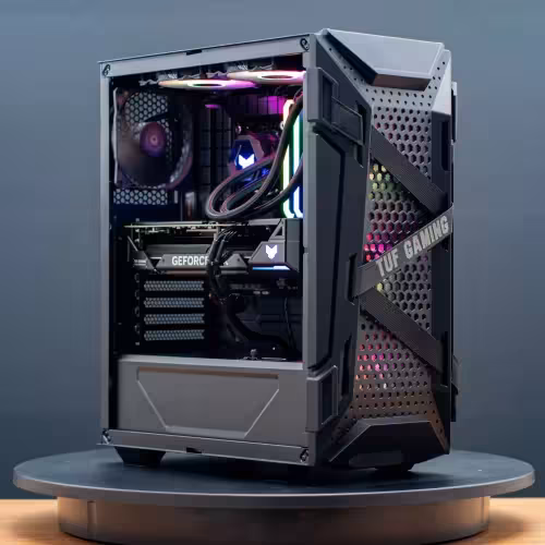 قاب کیس کامپیوتر ایسوس مدل TUF Gaming GT301 (استوک)با جعبه