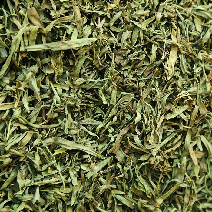 ترخون خشک تمیز بدون چوب