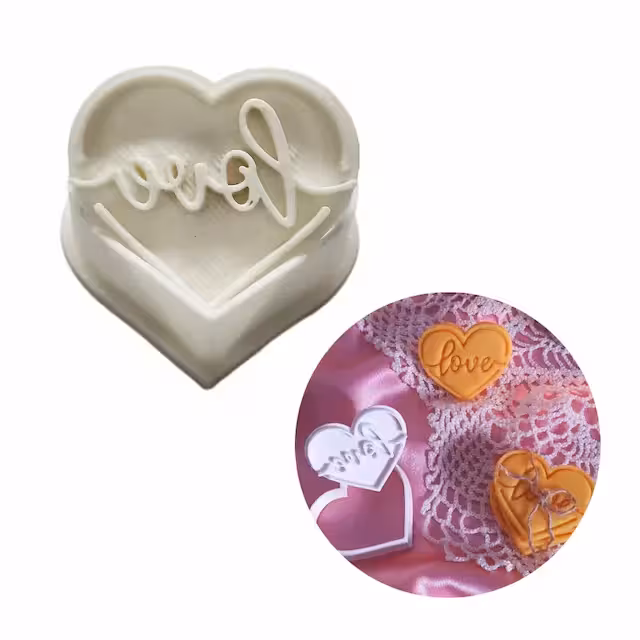 مهر و کاتر شیرینی قلبی love