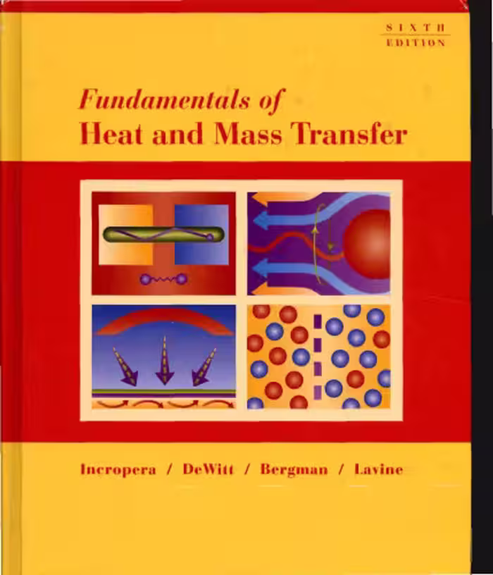 خرید و دانلود نسخه کامل کتاب Fundamentals of Heat and Mass Transfer