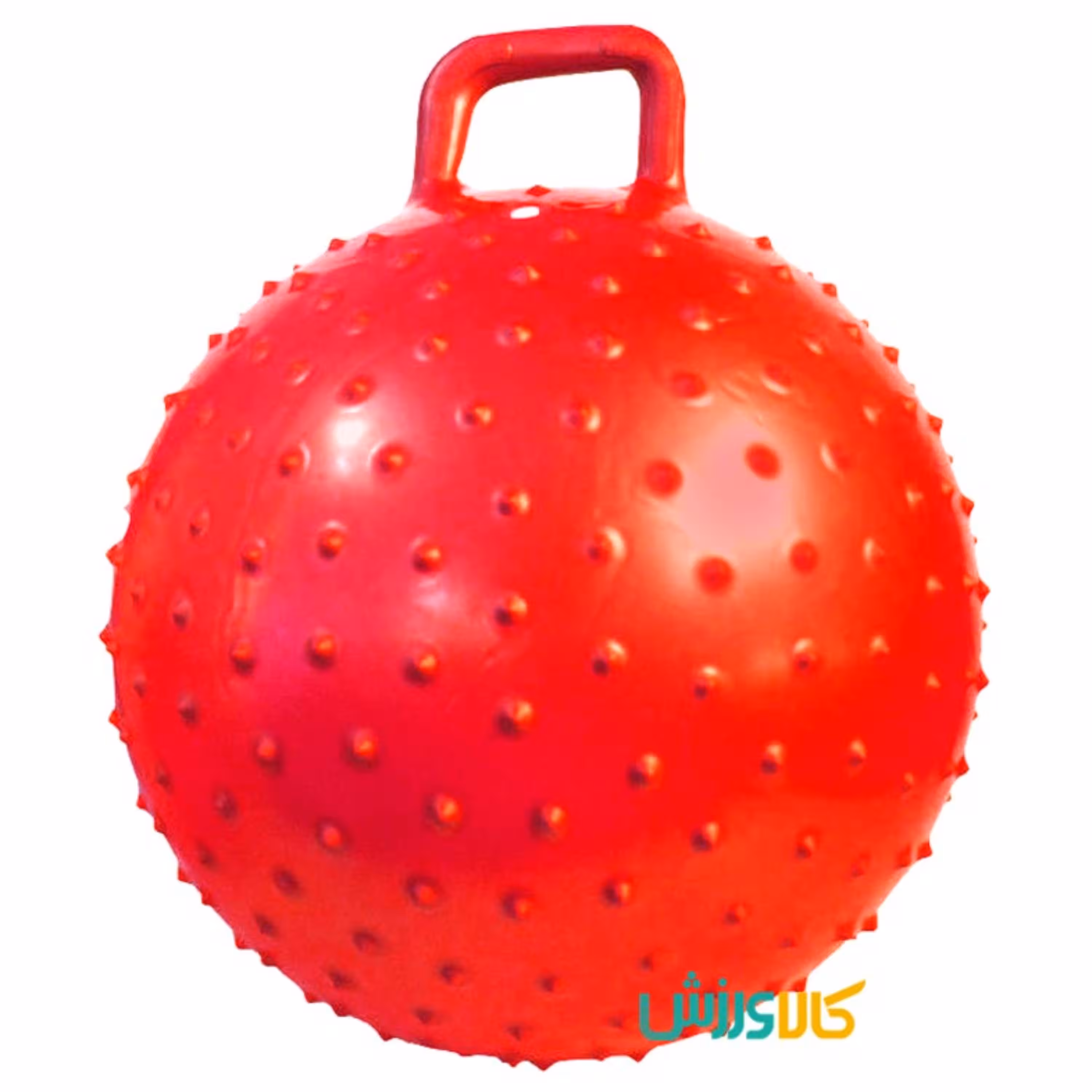توپ جیم بال دسته دار سایز 40 قرمز