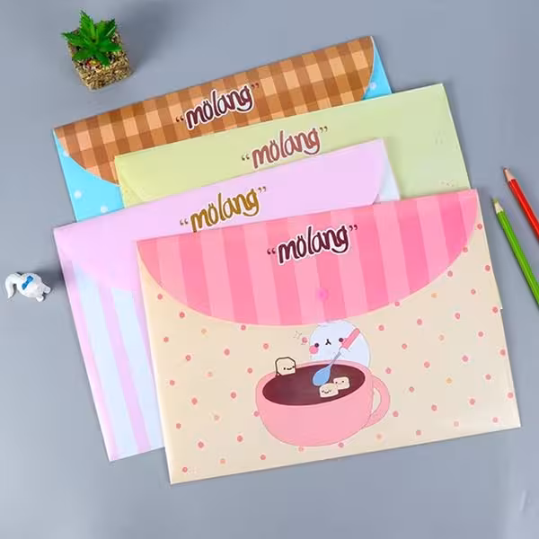 پوشه فانتزی طرح مولونگ Floral Little Flower A4 File Folder Document Paper bag