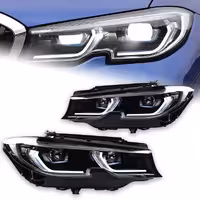 چراغ‌های جلو LED برای BMW G20: پروژکتور چراغ جلو 2019-2021 G28 G80 320i 325i 330i L335i با DRL و چراغ سیگنال