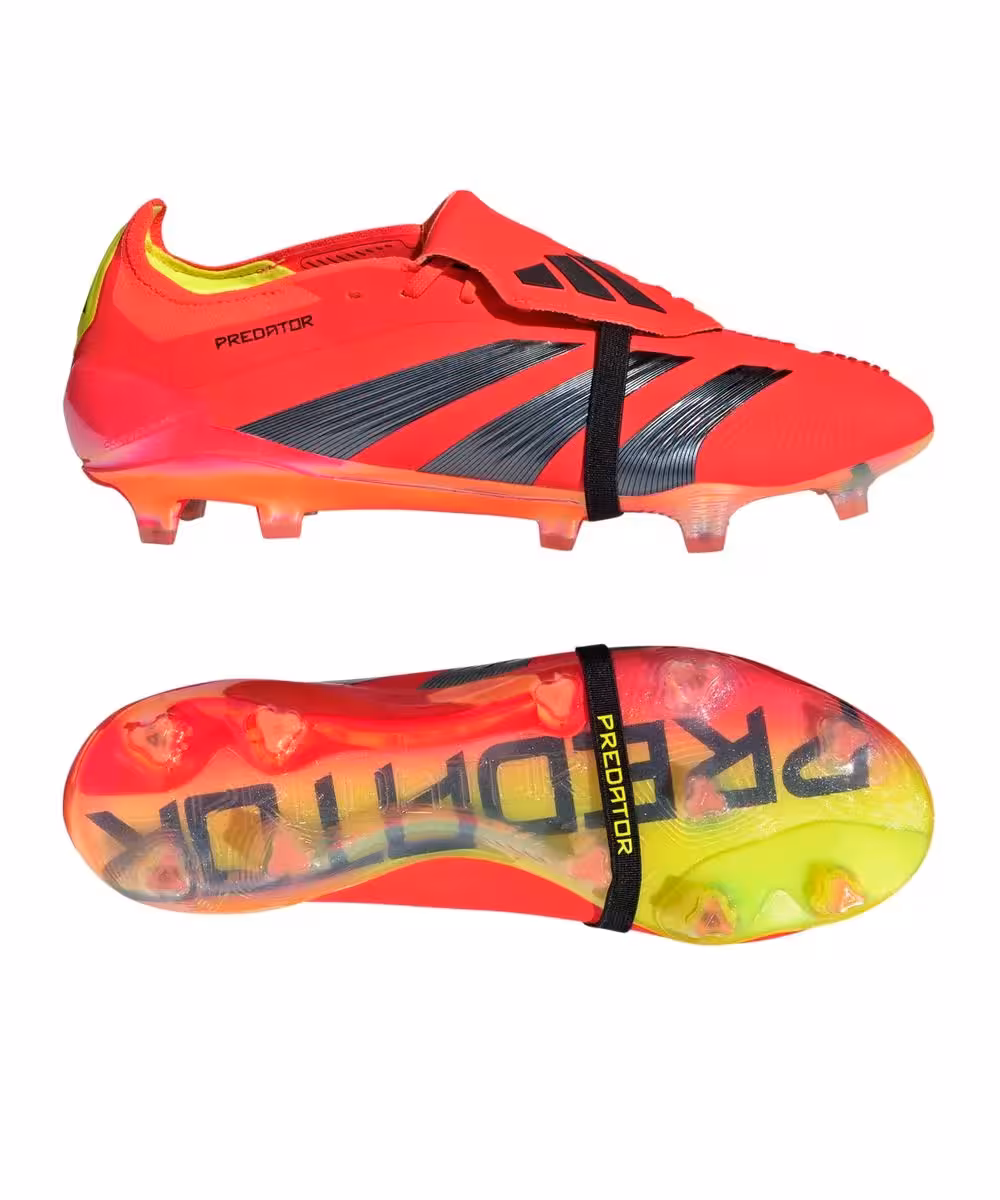 کتونی استوک فوتبال آدیداس اورجینال قرمز پردیتور 30 سایز 40 تا 45