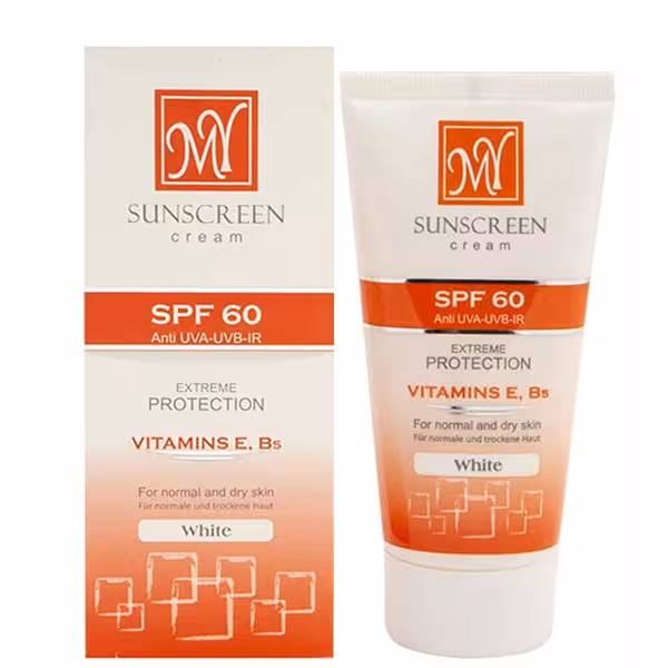 کرم ضد آفتاب SPF60 مای مناسب پوست های معمولی و خشک 50 میلی لیتر