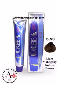 رنگ مو اکیا شماره 5.53 LIGHT MAHOGANY GOLDEN BROWN