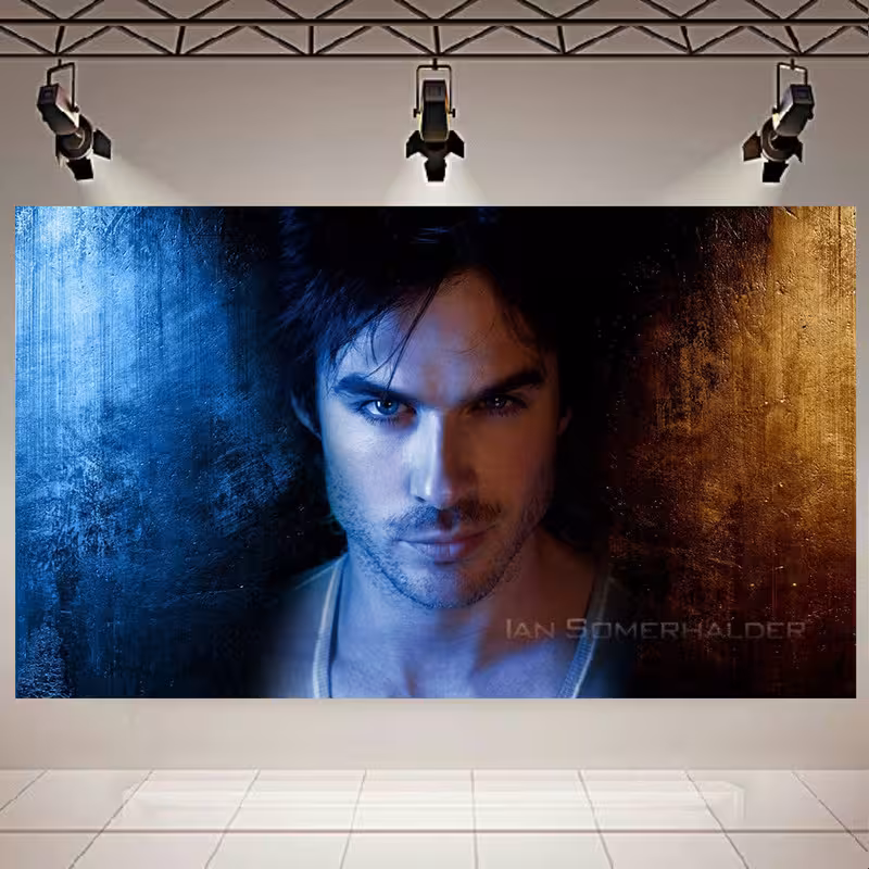 تابلو شاسی طرح بازیگر مدل ایان سامر هالدر کد AR2446 | دنیای قاب