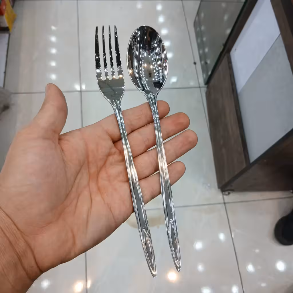 قاشق و چنگال غذاخوری 12 پارچه اس جی مدل 301m