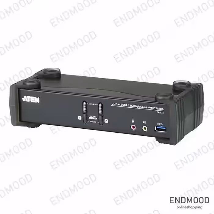کی وی ام سوئیچ 2 پورت DisplayPort آتن ATEN CS1922