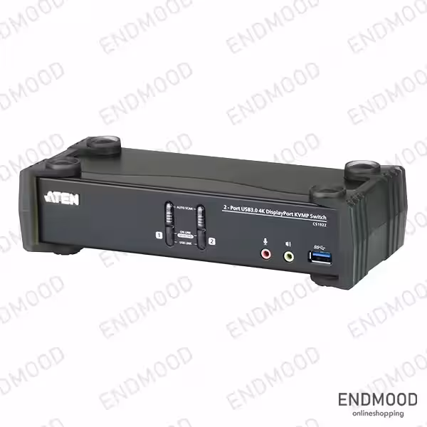 کی وی ام سوئیچ 2 پورت DisplayPort آتن ATEN CS1922