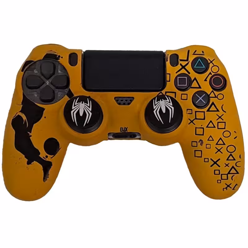 روکش دسته PS4 طرح زرد ورزشی