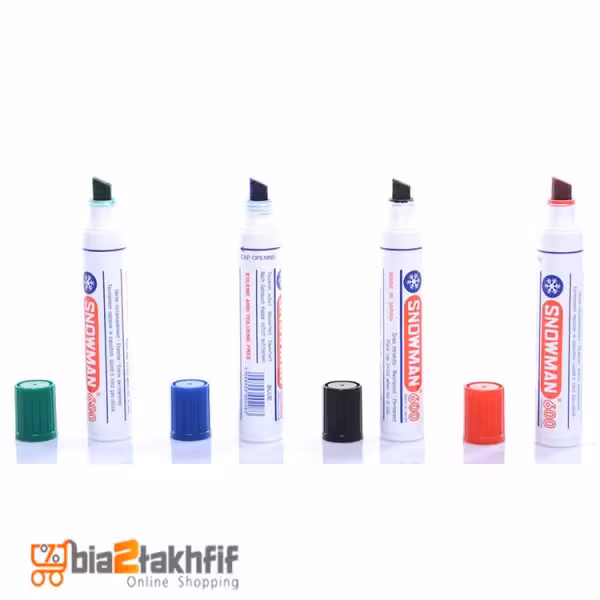 ماژیک پرمننت 600 اسنومن بسته 4عددی