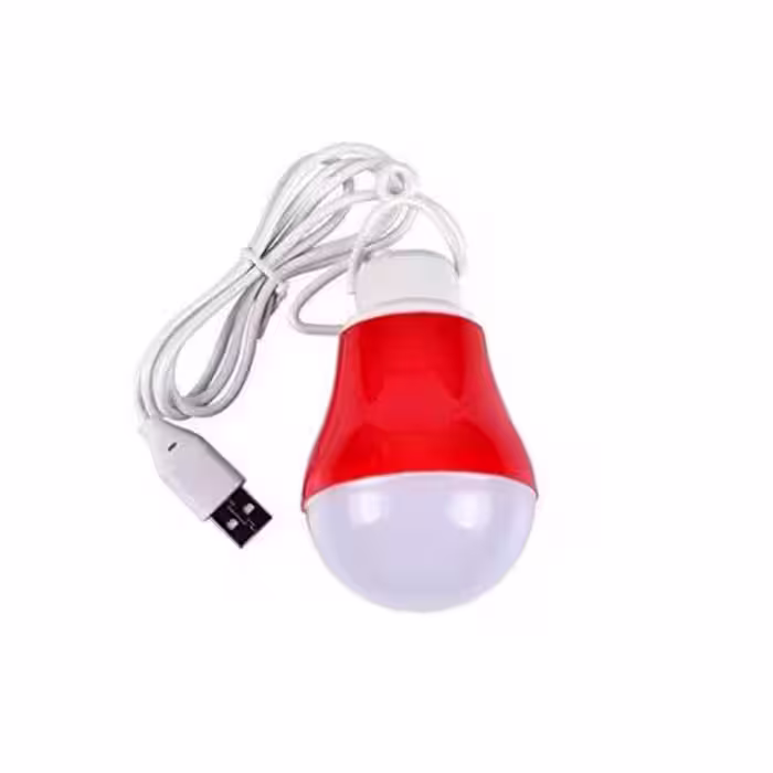 لامپ یو اس بی USB دار 5 وات مسافرتی کابل 3 متری