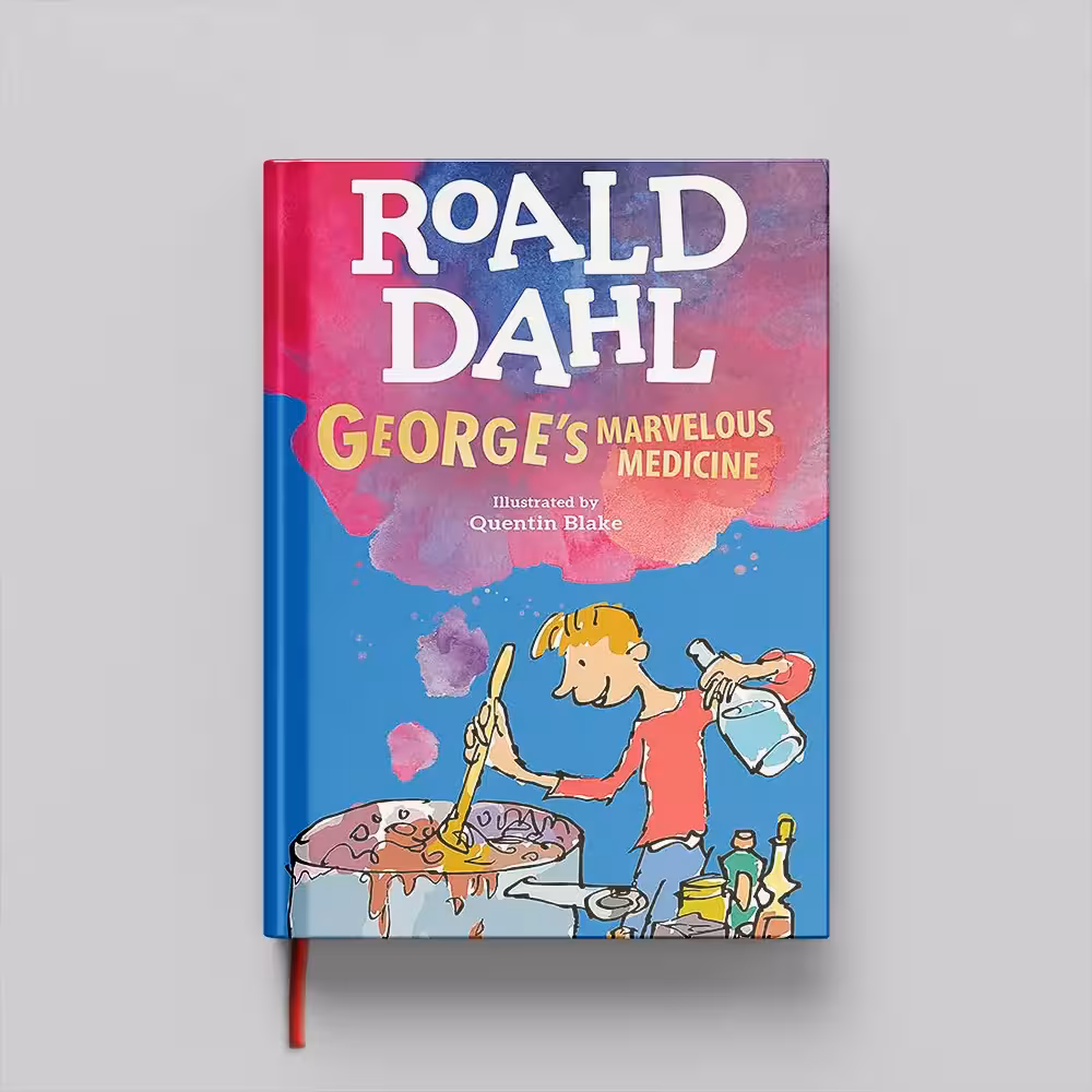 کتاب Georges Marvellous Medicine Roald Dahl جلد سخت (HARDCOVER)