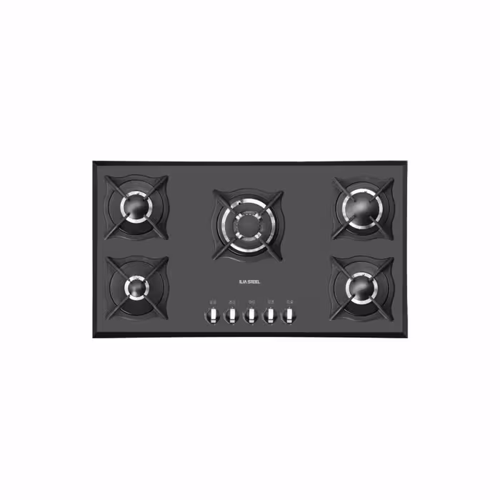 اجاق گاز شیشه ای 5 شعله ایلیا استیل مدل G518