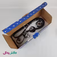 تسمه تایم تندر 90 (ال 90) (132 دندانه – اپتی بلت) با غلتک تسمه سفت کن و هرزگرد شرکتی ایساکو اصل 2070301611