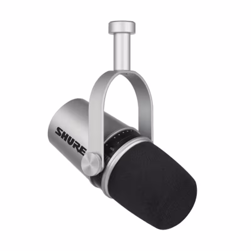 میکروفن یو اس بی Shure MV7 Silver