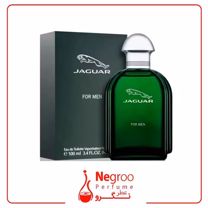ادو تویلت مردانه جگوار مدل Green حجم 100 میلی لیتر