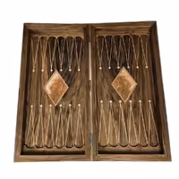 تخته نرد و شطرنج چوب گردو سنندج کد 212