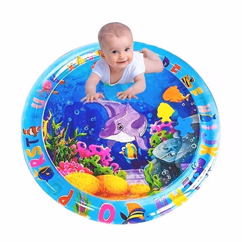 واتر مت تشک بازی استخر مجازی کودک دایره ای ابعداد 69cm*68cm*9