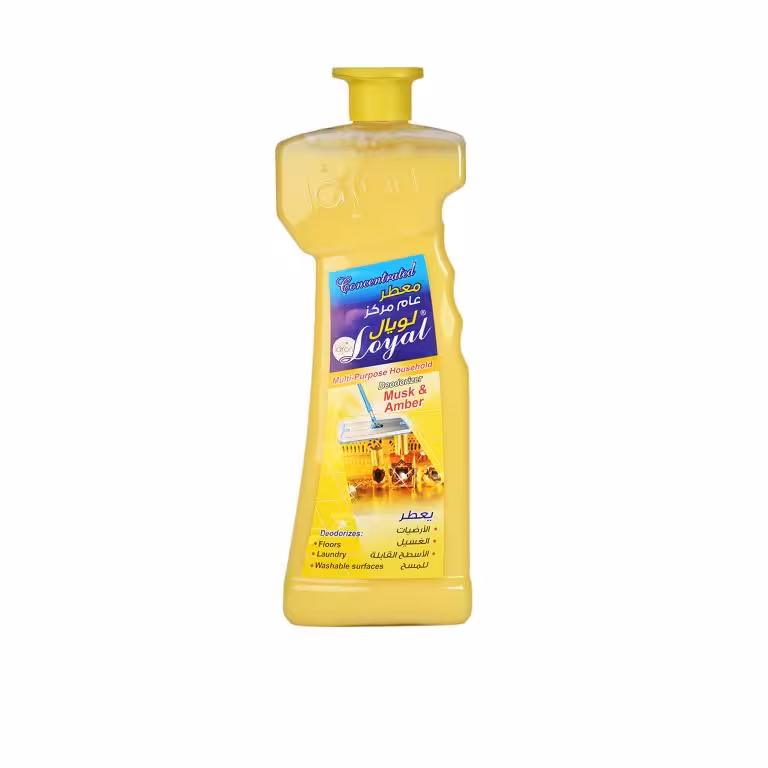 کف شوی و خوشبو کننده چند منظوره لویال 700 میل رایحه مشک و عنبر | Loyal multi purpose household deodorizer