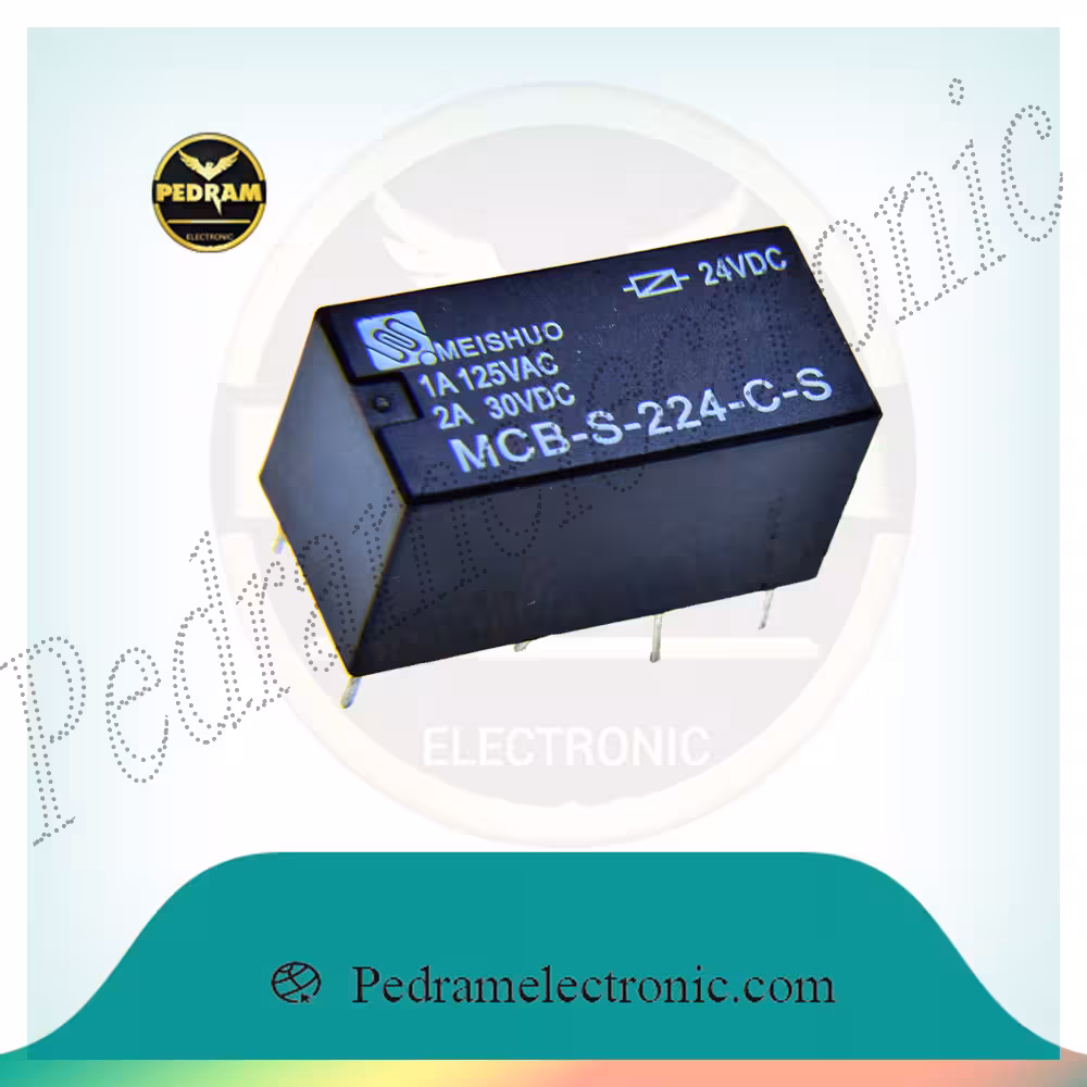 رله 24 ولت 1 آمپر RELE 24VDC 2C 1A 8PIN
