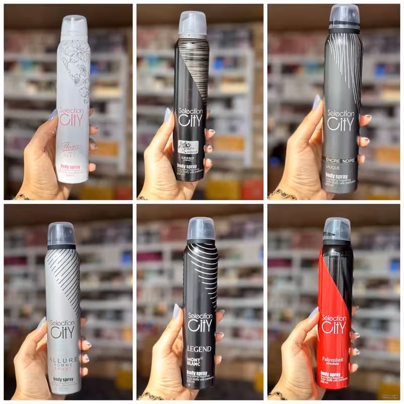 اسپری خوشبوکننده بدن سلکشن سیتی