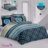 قیمت و خرید سرویس روتختی طرح اسپرت راه راه دو نفره برند Turkaz کد 2116