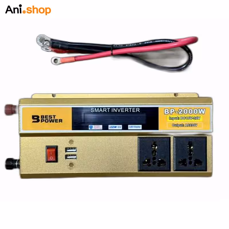 اینورتر برق خودرو 12 به 220 ولت مدل فندکی توان واقعی 150W