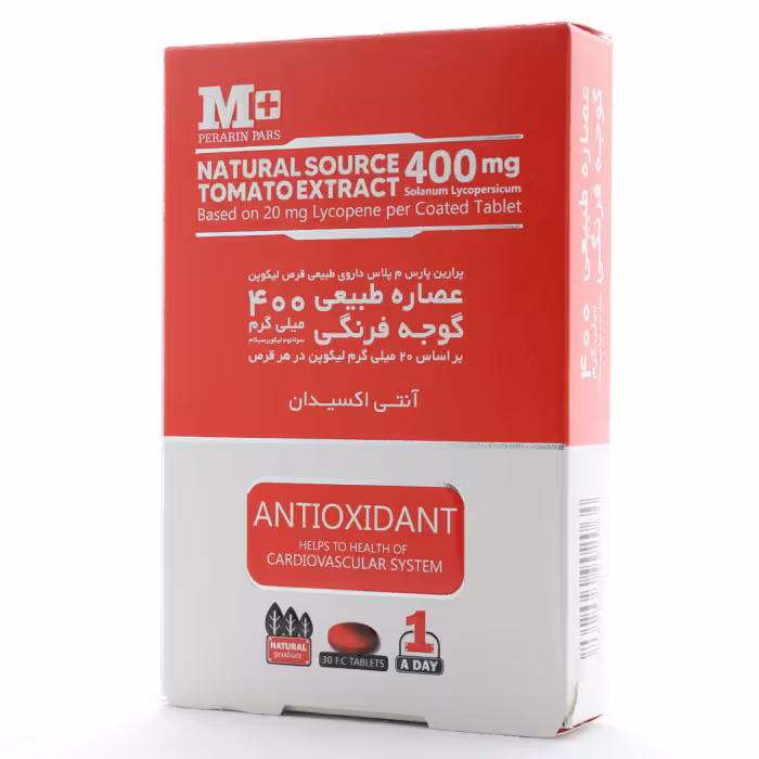 قرص لیکوپن 20 میلی گرم ام پلاس 30 عددی - دارونت