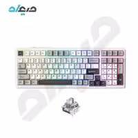 کیبورد گیمینگ مکانیکال آئولا مدل F99 Gray wood switch V3