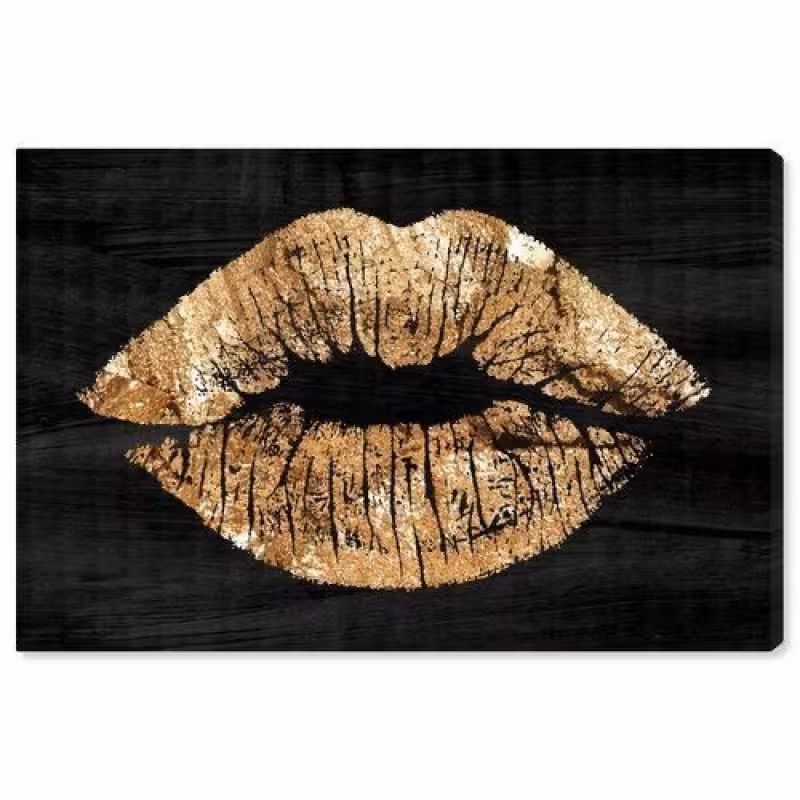 تابلو ورق طرح لب برجسته ابعاد 70در100