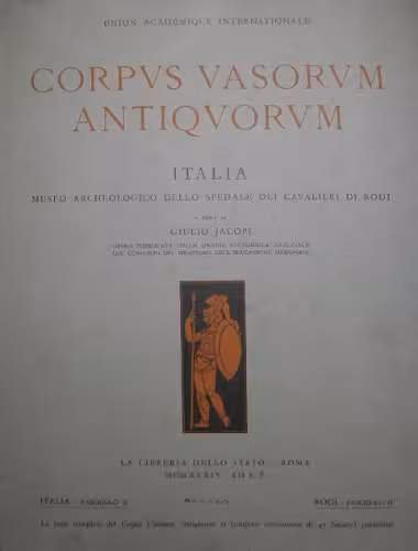 خرید و دانلود نسخه کامل کتاب Corpus vasorum antiquorum: Rhodes museum ii (Italy 10)