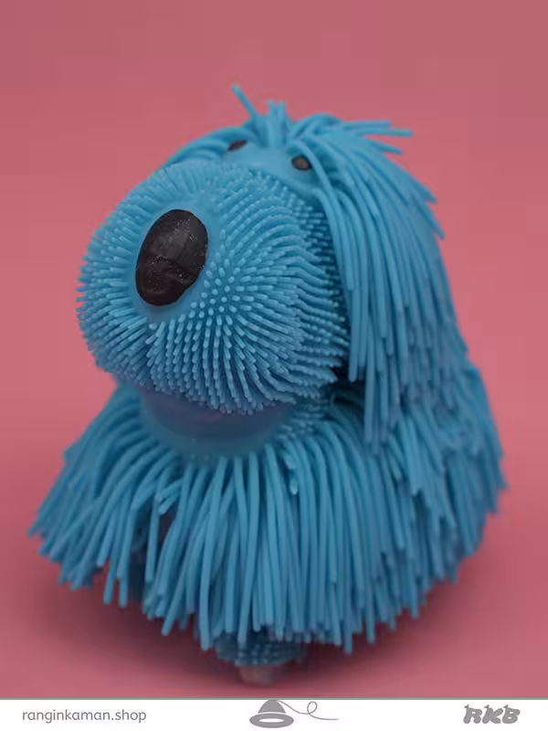 اسباب بازی سگ کشی مودار Hairy dog toy
