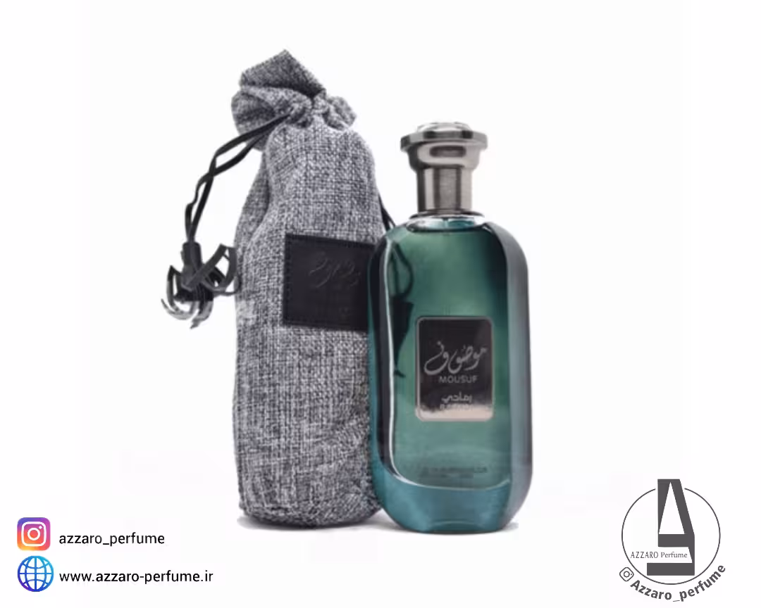 ادکلن موصوف ارض الزعفران مدل موصوف رمادی حجم 100 میل