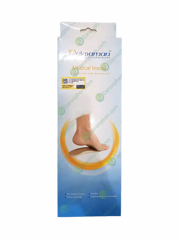 کفی طبی با رویه جیر پاک سمن کد 100 – Paksaman Medical Insole