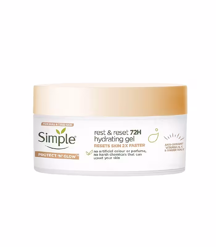 ژل آبرسان 72 ساعته زنجبیل سیمپل