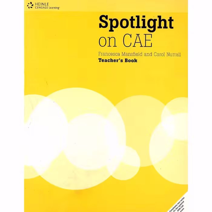 کتاب Spotlight on CAE teacher's book