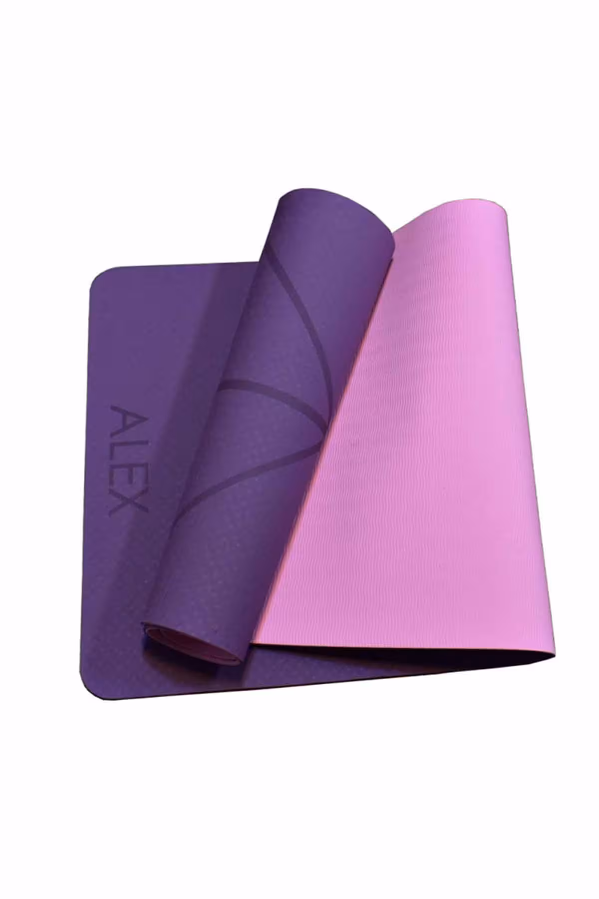 مت یوگا TPE طرح الکس ALEX  ضخامت 8 میلی متر – بنفش
