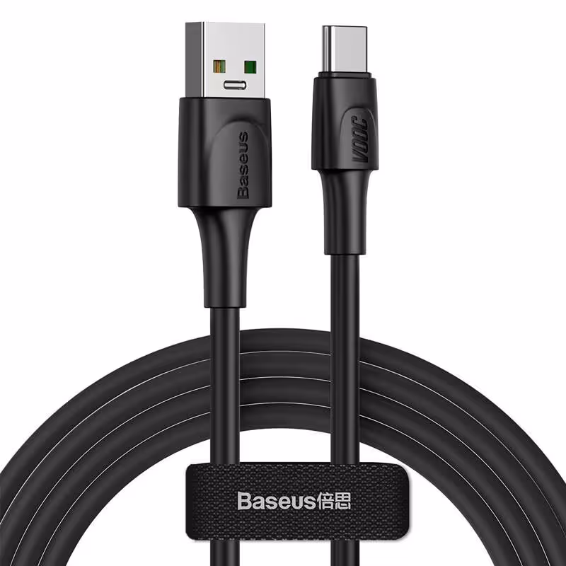 کابل فست شارژ Baseus CATSW-G VOOC 5A Type-C 2m