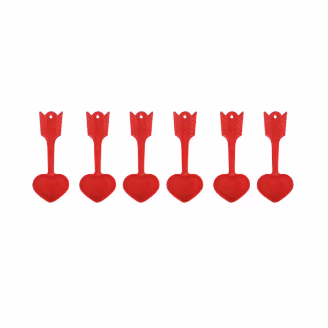 پیمانه ادویه مدل قلب بسته 6 عددی