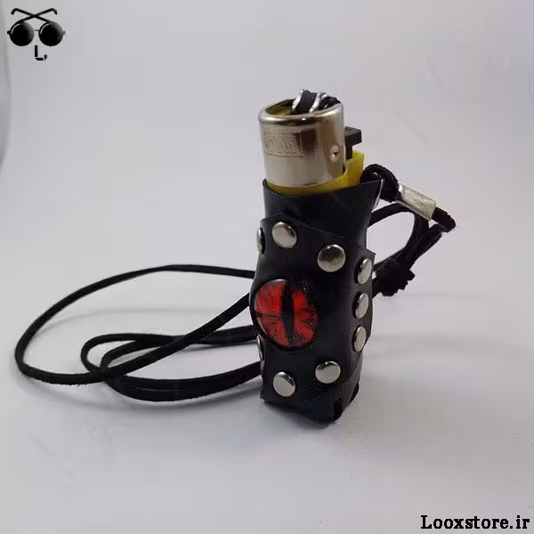 جا فندکی طرح چشم اژدها قرمز