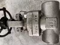 شیرسوزنی "1 ساکت ولد  استلنس استیل  فورج کلاس 600 جنس بدنه STEM 304 F304 سیت 304 دیسک 304