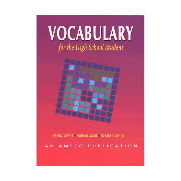 Vocabulary for the High School Student 4th