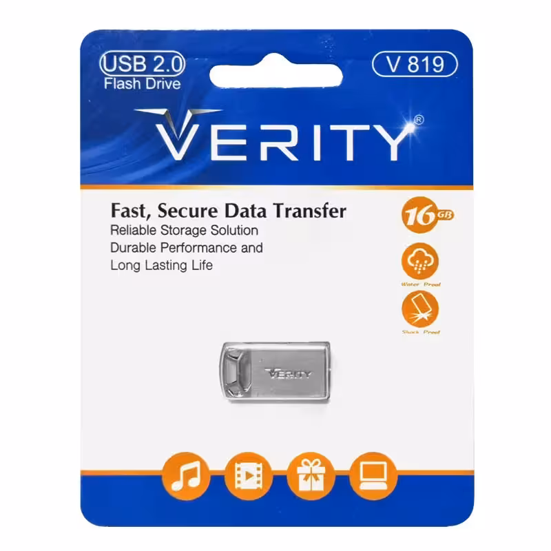 فلش مموری وریتی مدل V819 ظرفیت 16 گیگابایت