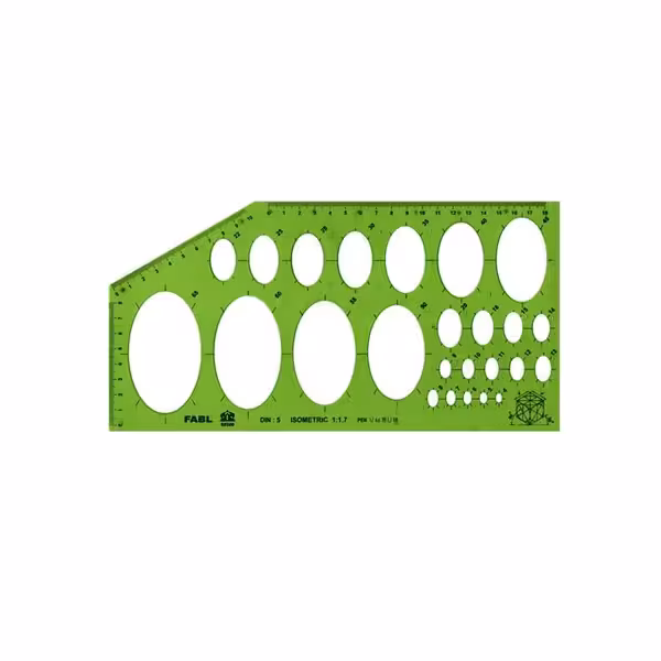 شابلون بیضی فابل