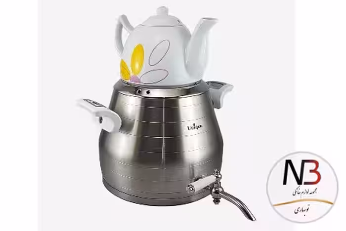 کتری و قوری 5 لیتر استیل 7297 یونیک