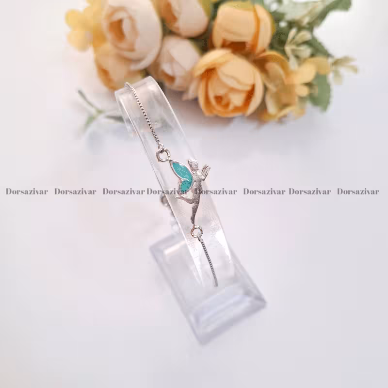 دستبند مس و مینا فرشته