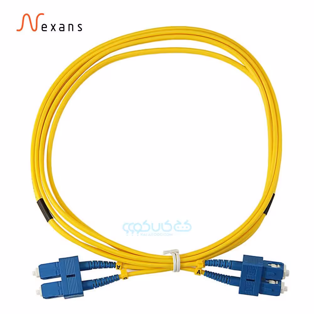 پچ کورد فیبر نوری 3 متری SC-SC Singlemode Duplex نگزنس Nexans