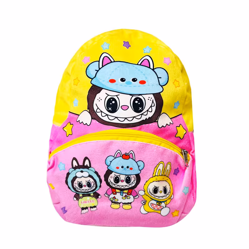 کوله پشتی مدرسه مدل لابوبو و دوستان کد gol04 | چاوه